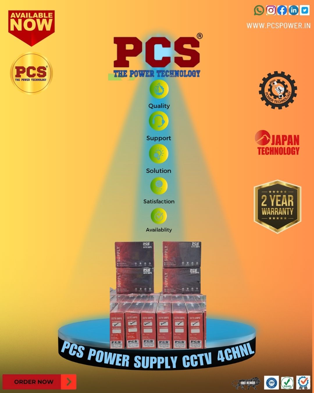 4 Channel SMPS Power Supply